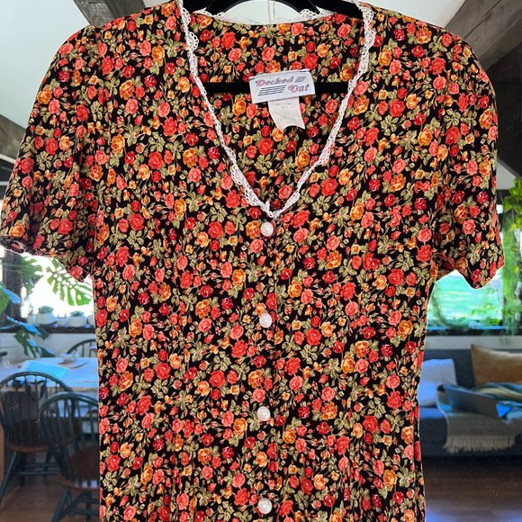 Decked Out Dresses Vintage Floral Shirt Dress Poshmark